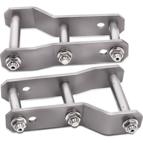 2X Extended Rear Shackles Shackle For Ford Ranger Mazda BT50 2 Inch 45-48 mm (1/5)