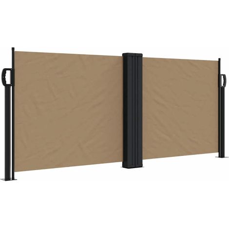 Maison Exclusive - Tenda da Sole Laterale Retrattile Tortora 100x600 cm
