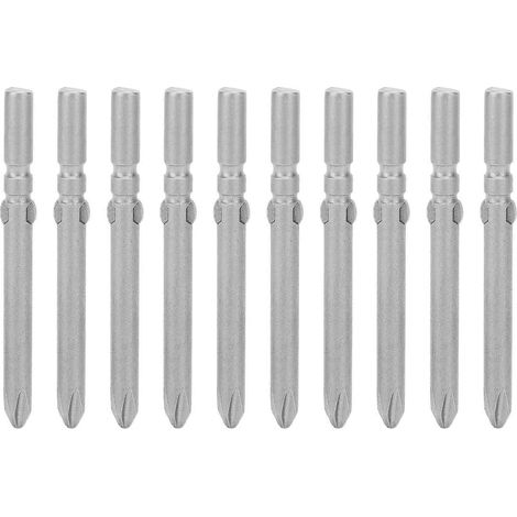 10-teiliges Set mit 5-mm-Elektroschraubendreherköpfen, magnetischen Kreuzschlitzschraubendreherbits aus S2-Legierungsstahl
