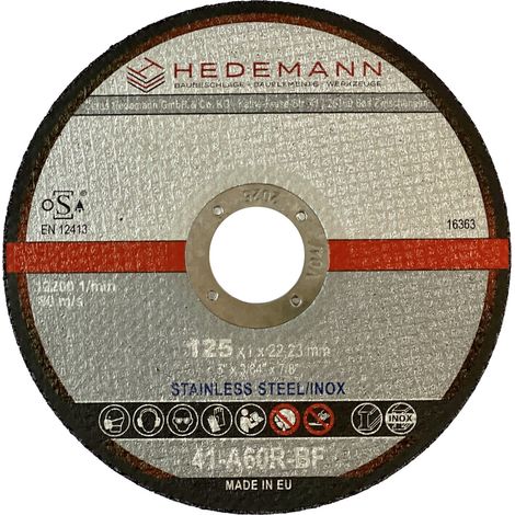 HDM HT 60 EX Trennscheiben in der Dose 125x1x22,23 mm gerade