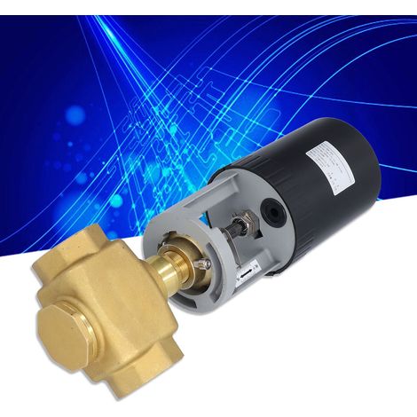 Vanne de régulation proportionnelle intégrale pour climatisation centrale, électrovanne DN40 DN32, vanne deux voies, type marche/arrêt DN32 (1/5)
