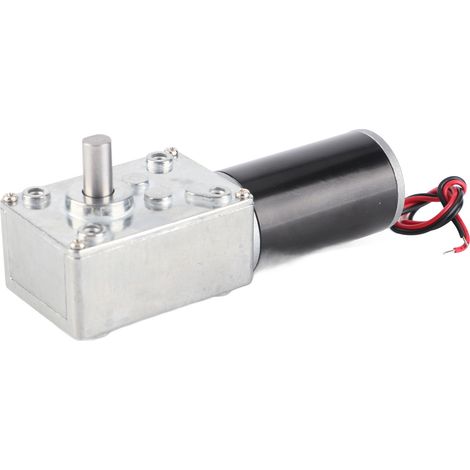 Motoréducteur à vis sans fin 24V CC auto-bloquant réversible arbre simple 5840 31ZY (1/5)