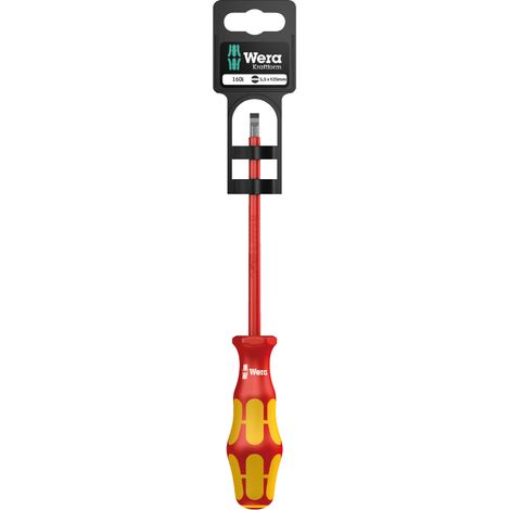 Wera 160i VDE Schlitz-Schraubendreher Klingenbreite: 5.5 mm
