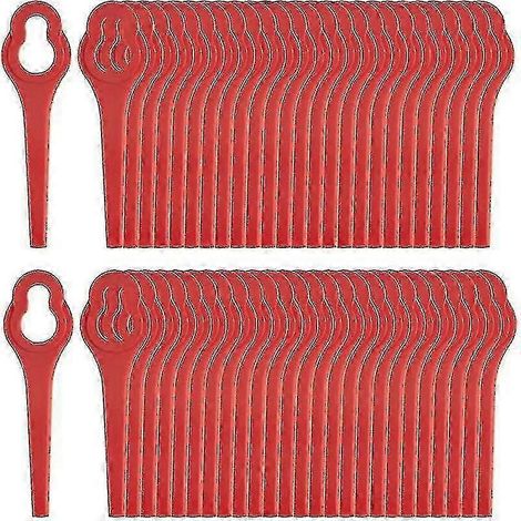 Paquet de 50 lames de rechange pour coupe-bordures Ferrex Aldi FAR 20-i 20V/40V, en plastique, nécessitant une immersion dans l'eau. (1/5)