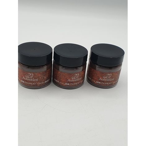 [Lot de 3] - AUTENTICO - Pigment Rust in a Jar - Dark Rust 50ml - Effet rouille réaliste - Voir photos (1/4)