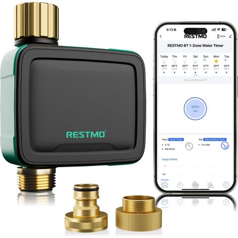 Programmateur arrosage Bluetooth intégrée et contrôle Application (1/5)