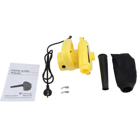 Jeffergarden 220V 800W souffleur d'air électrique ordinateur de poche voiture dépoussiéreur aspirateur prise ue-DOU