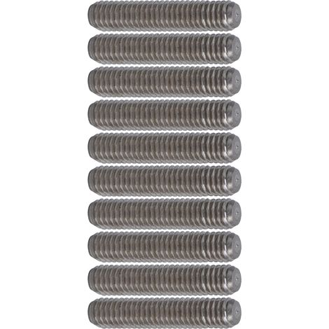 Tige filetée en acier inoxydable M4 série 4808, résistante à l'usure, durable, haute dureté, référence 4808-0004-0020 (1/5)