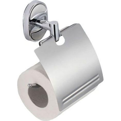 Trade Shop - Papel Higiénico Para Soporte De Rollo Con Cubierta De Pared De Cubierta Ovalado 52012 - (1/3)