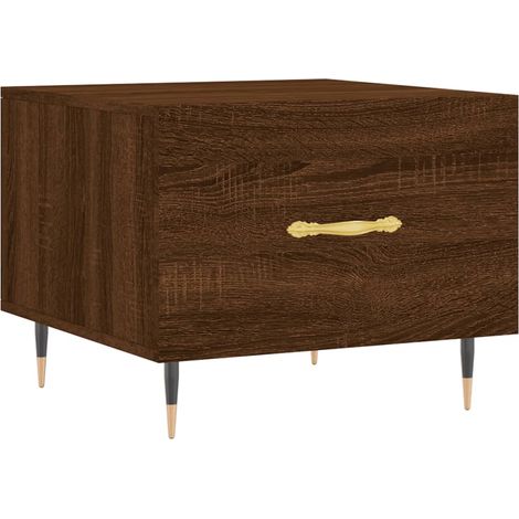 Maison Exclusive - Tavolino da Salotto Rovere Marrone 50x50x40cm Legno Multistrato