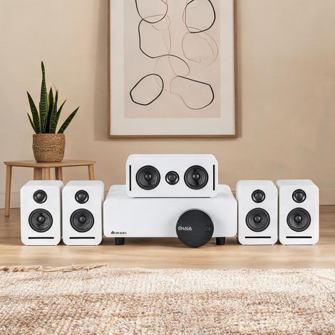 Kit home cinéma 5.1 sans fil Dolby Atmos en blanc coloris blanc (1/5)
