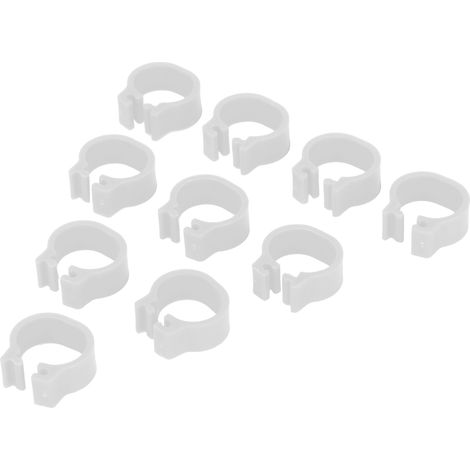 Bague numérotée 001-100 pour pigeons, réutilisable, avec clip d'identification, accessoire pour volaille, blanche (1/5)