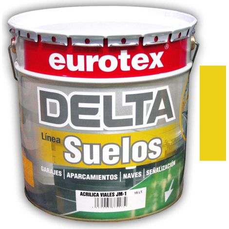 Pintura para Suelos 4L Amarillo Clorocaucho  Pintura Garage, Aparcamientos, Naves, SeÃ±alizaciÃ³n (1/2)