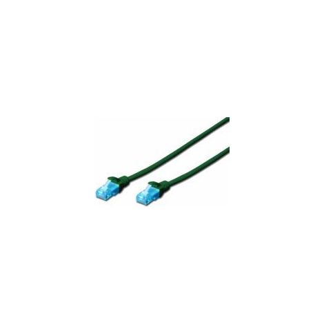 Patchkabel DIGITUS UTP Kat. 5e 5m PVC grün (1/3)