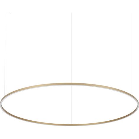 Ideal Lux Sospensione Moderna ORACLE 1 luce LED integrato ottone alluminio (1/3)