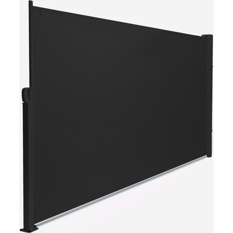 Paravent extérieur rétractable 140x300 cm – Tissu polyester 180 gr/m² imperméable – Protection UV et anti-vent – Installation facile – Elios Parasols