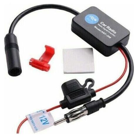 INHHUB Voiture Voiture Radio Amplificateur De Signal Stereo Booster 12V-INHHUB