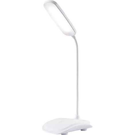 Lampe de Bureau Led, Lampe de Chevet avec Câble USB, Contrôle Tactile, 3 Niveaux de Luminosité Réglables, Protection des Yeux, 360 Flexible, Lampe de Bureau pour Lecture, Travail, étude