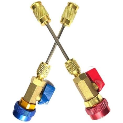 Démonte Remonte obus valve climatisation automobile, valve schrader sous pression: HP ET BP, HVAC, CVC (1/4)