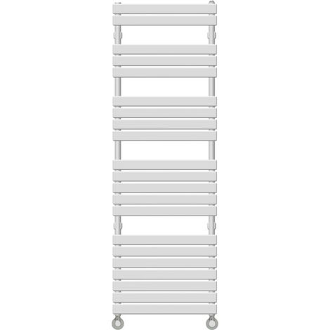 [JAMAIS UTILISE] Sèche-Serviettes Eau Chaude 558W ALTERNA Concerto Vertical Mural H1156xL506mm Blanc Mat - 4476381 (1/5)