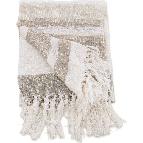 Sandy plaid 170x130cm beige. (1/4)
