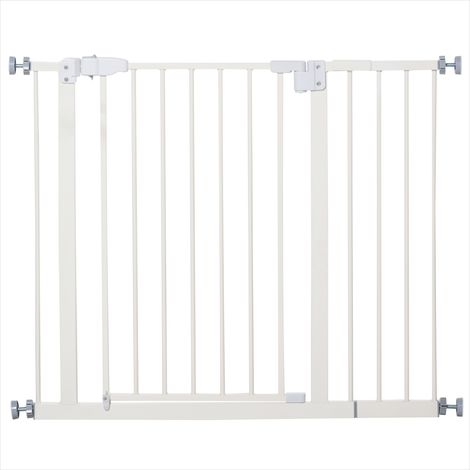 Chatière Barrière de sécurité pour animaux en métal blanc 74-97,5 (1/5)