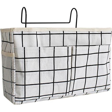 Organisateur de rangement en tissu sac suspendu maison chambre chevet bureau Table cuisine panier suspendu moderne nouveau Type couleurs avec crochet articles divers (1/3)