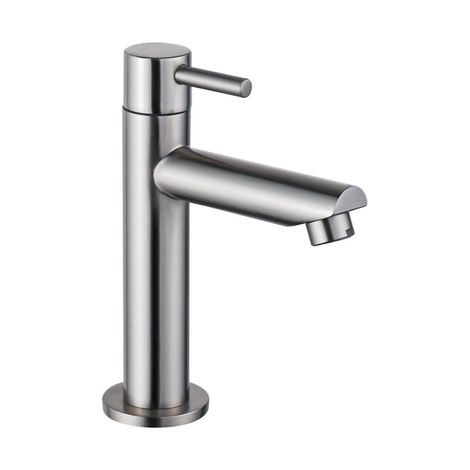 FugaFlow Eccelente Sobrado Robinet lave-mains - 14.4cm - eau froide - Inox brossé PVD (1/5)