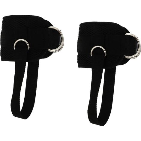 Ceinture cheville anneau renforcement jambes, boucle fixation, accessoire gym homme et femme (1/5)