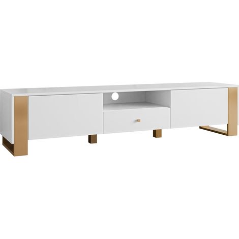 Meuble TV Comfivo Vestora , Le nombre de portes: 2, Nombre de tiroirs: 1, 180x40x40cm (1/5)