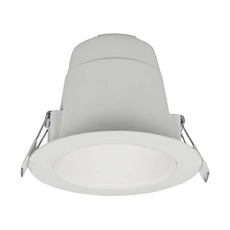 Einbaustrahler Lampe Wohnraumleuchte Metall weiß LED Farbwechsel IP44 D 11 cm