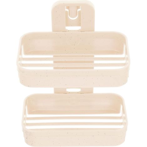 savon à 2 niveaux en plastique double couche auto adhésif (1/5)