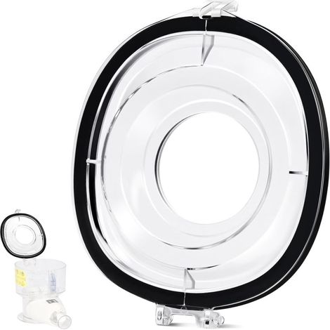 Convient pour le couvercle transparent du bac à poussière en polycarbonate (avec joint) des aspirateurs sans fil S11 et A11 (1/5)