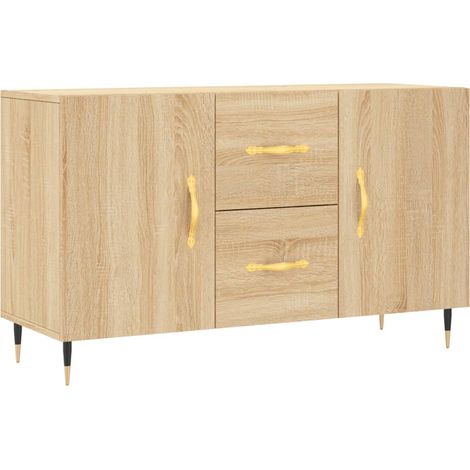 Credenza cassettiera cassettiera mobile contenitore organizer cucina soggiorno soggiorno Sonoma 100 x 36 x 60 cm derivati del legno marrone 020031468