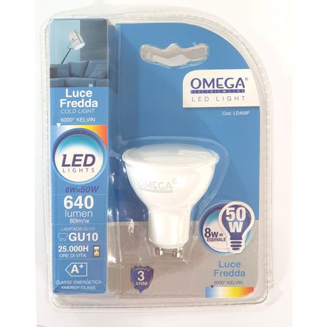FARETTO LED GU10 8W 560LM 6000K (1/2)