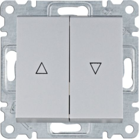 Interruttore per tapparella monostabile Lumina (contatto) argento WL0322