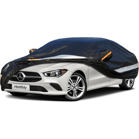 10-Schicht Autoabdeckung Wasserdicht Atmungsaktiv für Mercedes-Benz A-Klasse (2018-2023) Schwarz (1/5)