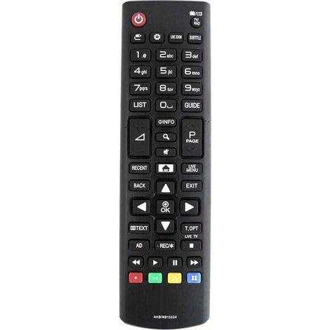 Mando a distancia inalámbrico universal para televisores LG HDTV LED Smart Digital TV - Negro - Crezuo