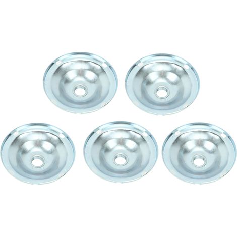 Lot de 5 abat-jour industriels en fer pour entrepôt, usine ou mine, filetage intérieur G1/2, 15 cm (1/5)