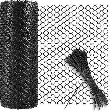 Clôture en Plastique de 10 m pour Chats, Chiens, Elevage de Volaille, Jardin, Balcon, Grillage Plastique pour Décoration de La Maison et Le Jardinage (1/5)
