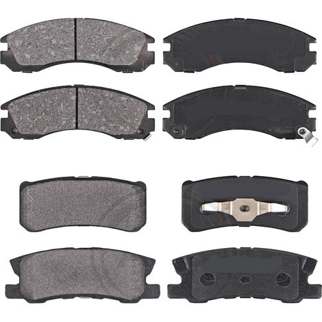 KIT PASTIGLIE FRENO ANTERIORI E POSTERIORI compatibile con PEUGEOT 508 SW I (8E) / PASTIGLIE FRENANTI AUTO OEM P 61 115  P 61 112,P 61 114  P 61 110 / SOSTITUZIONE DIRETTA / BASSA POLVERE / SILENZIOSO