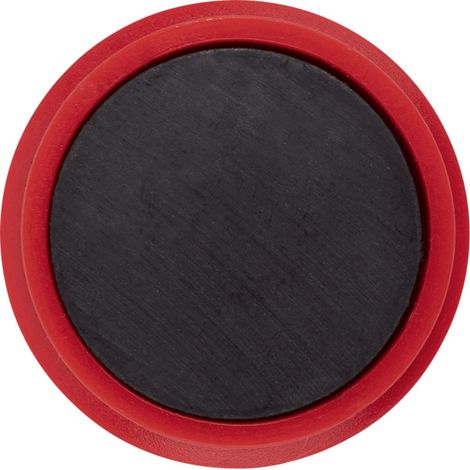 magnetoplan Aimant Basic Serie (Ø) 32 mm rond rouge 10 pc(s) 1863206