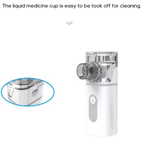 Nébuliseur portable à ultrasons pour usage domestique, adapté aux enfants et aux adultes. (1/2)