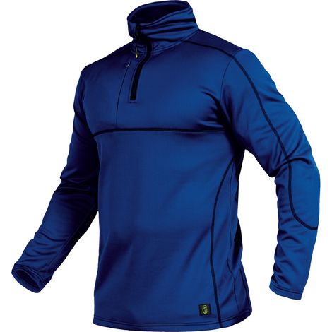 Triuso Leibwächter Langarmshirt Flex-Line FLEXF Gr. XS kornblau/schwarz
