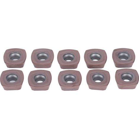10 Stück Hartmetall-Wendeschneidplatten für CNC-Drehmaschinen, SDMT150512 Schlichtschneidplatten mit Beschichtung