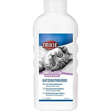 Désodorisant de litière Simple'n'Clean, poudre de bébé, 750g - Trixie (1/2)