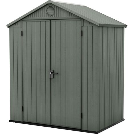 Keter Darwin Shed 6x4ft Double Door - Green