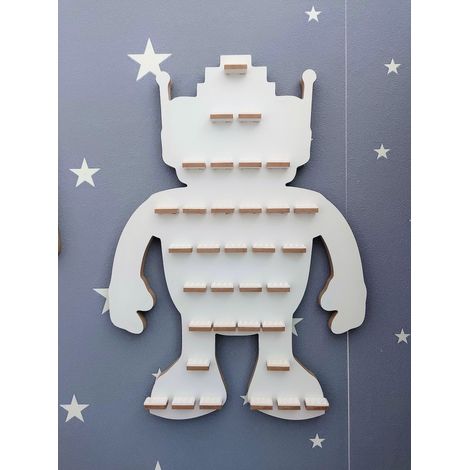 Estante para minifiguras de robots (1/3)