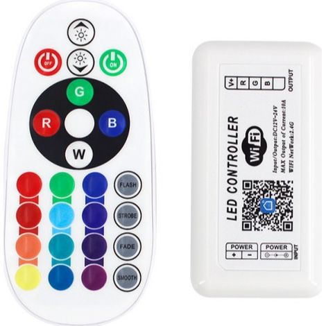RGB WiFi Controller, Seven-Color Light Strip Controller, 12-24V