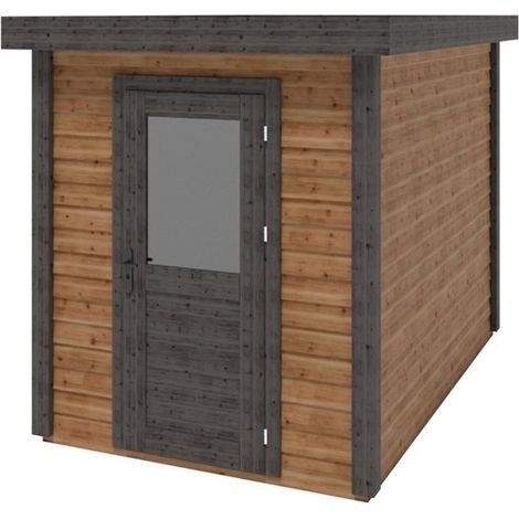Casetta da giardino in legno Vala 2.09x3.09 m - 6.46 m2 - 28 mm - impregnata - 000115 (1/3)